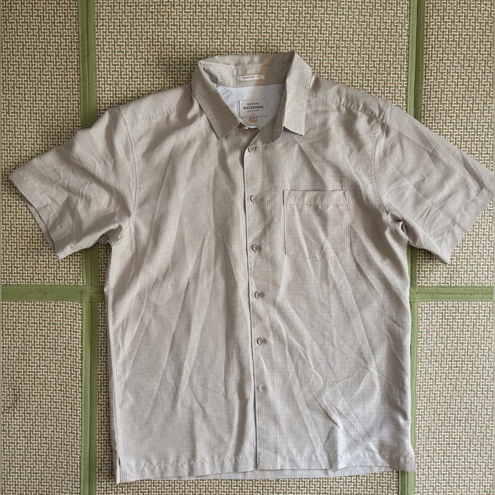 Quiksilver Waterman Collection Shirt in Beige